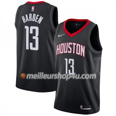 Maillot Basket Homme Houston Rockets James Harden 13 Nike 2017-18 Noir Swingman